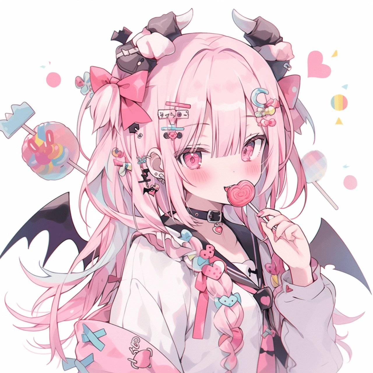 万圣节头像分享|粉毛小魅魔 4l自取噢!礼貌拿图