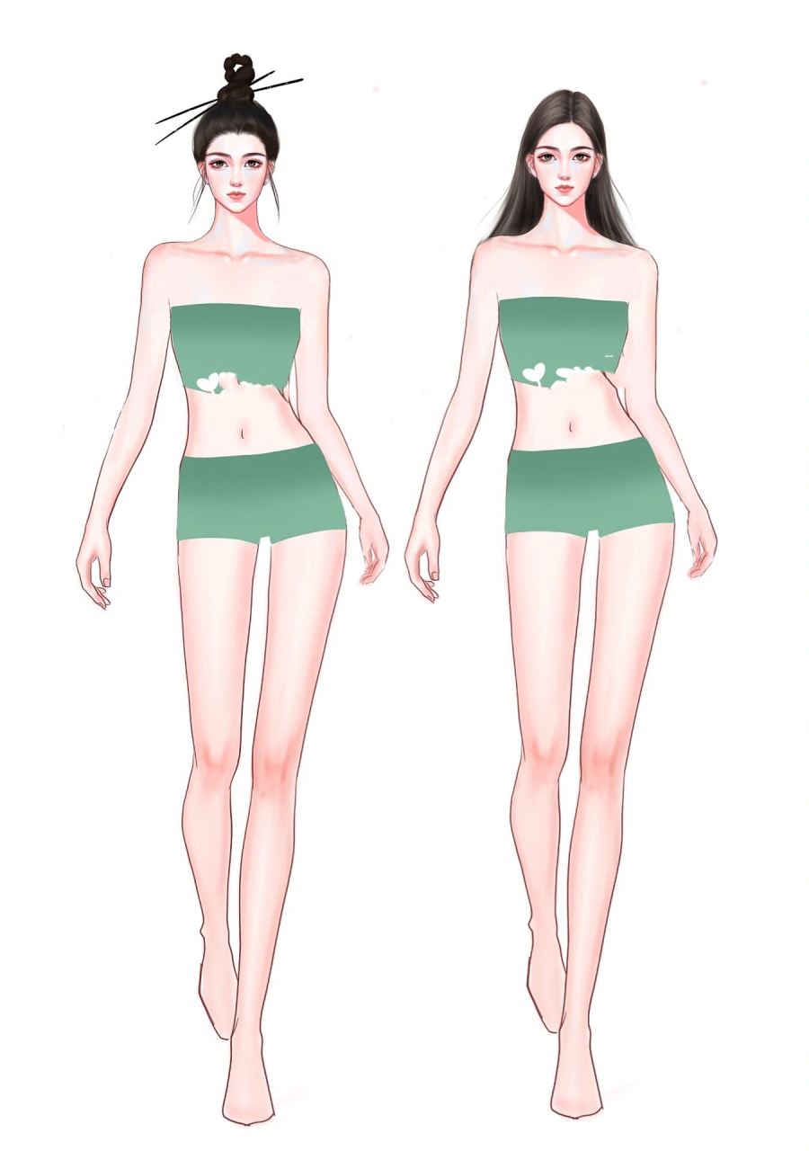 中国风】手绘模特分享～ 宝子们要的中国风模特分享～731573