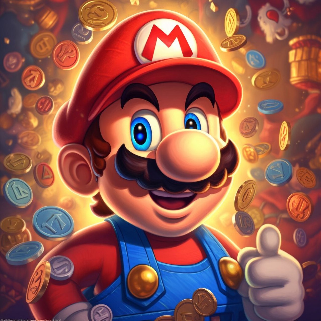 金币大叔马里奥头像合集 飞狐设计,专注分享好看的壁纸,头像,所有素材
