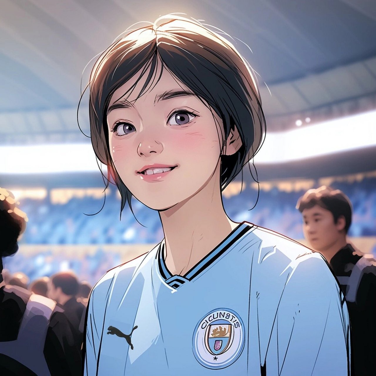 情侣头像 | 一起看曼城比赛71(含女生头像) 就是要看曼城啊!