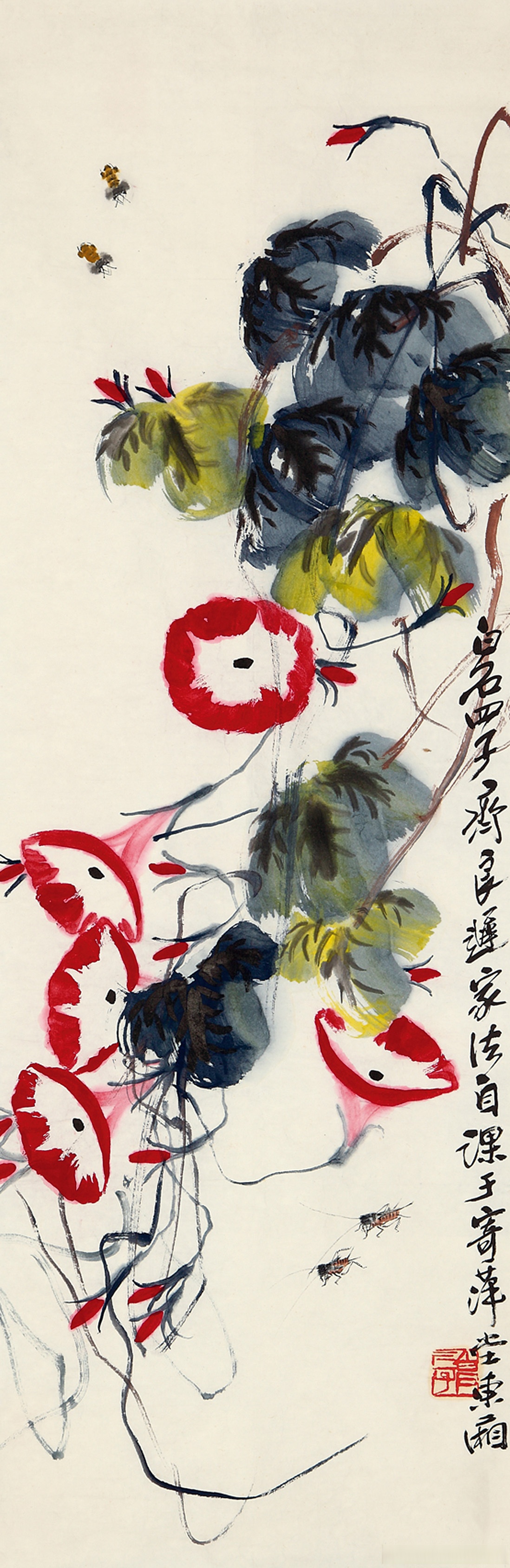 【 齐良迟花鸟画 】  齐良迟(1921年—2003年),字子长,湖南湘潭人