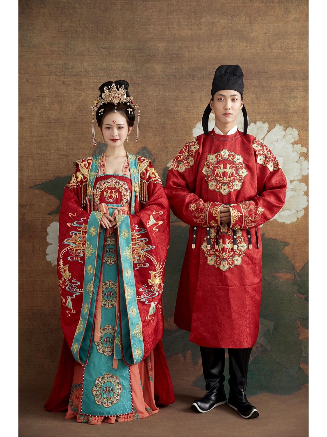 唐制汉服鹿鸣🦌梵音来自倒叙中式婚礼