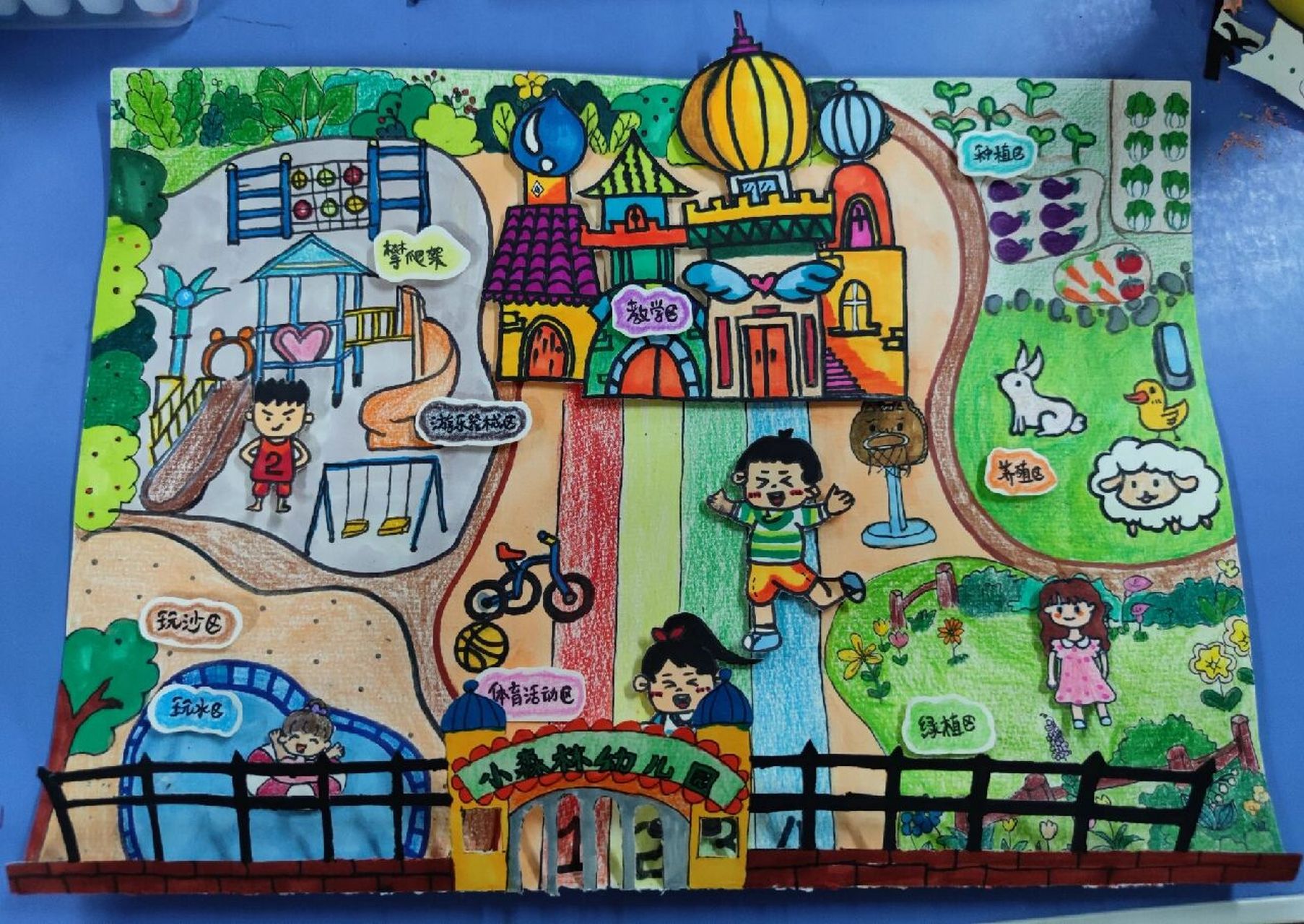 幼儿园户外设计图平面图片