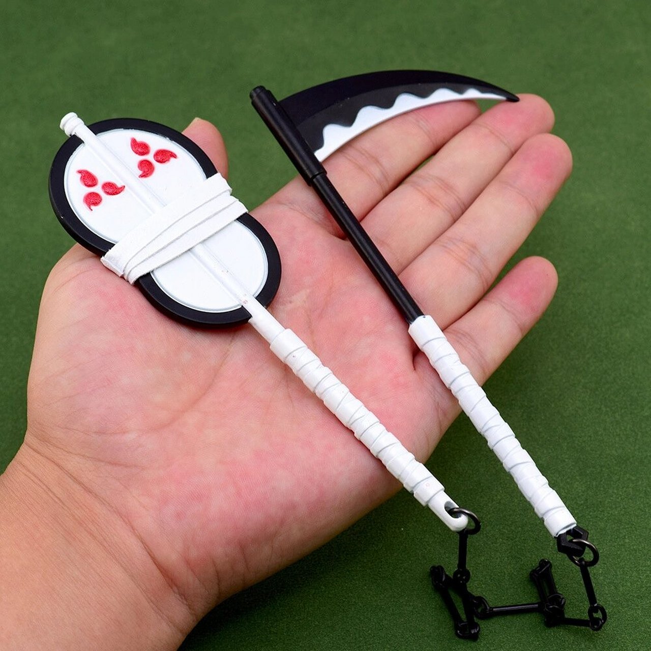 火影忍者动漫周边宇智波斑团扇镰刀 火影忍者动漫周边宇智波斑团扇