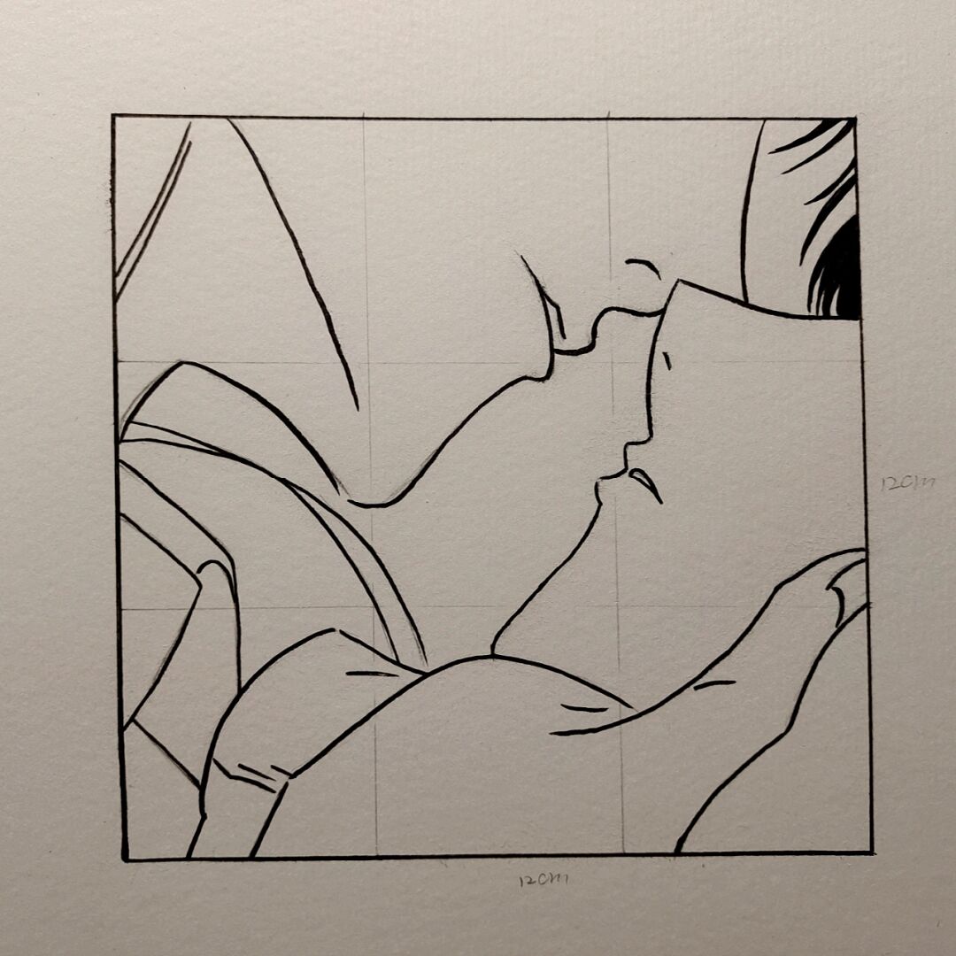 好难把控尺寸 最近都没怎么练手有点手生了 临摹