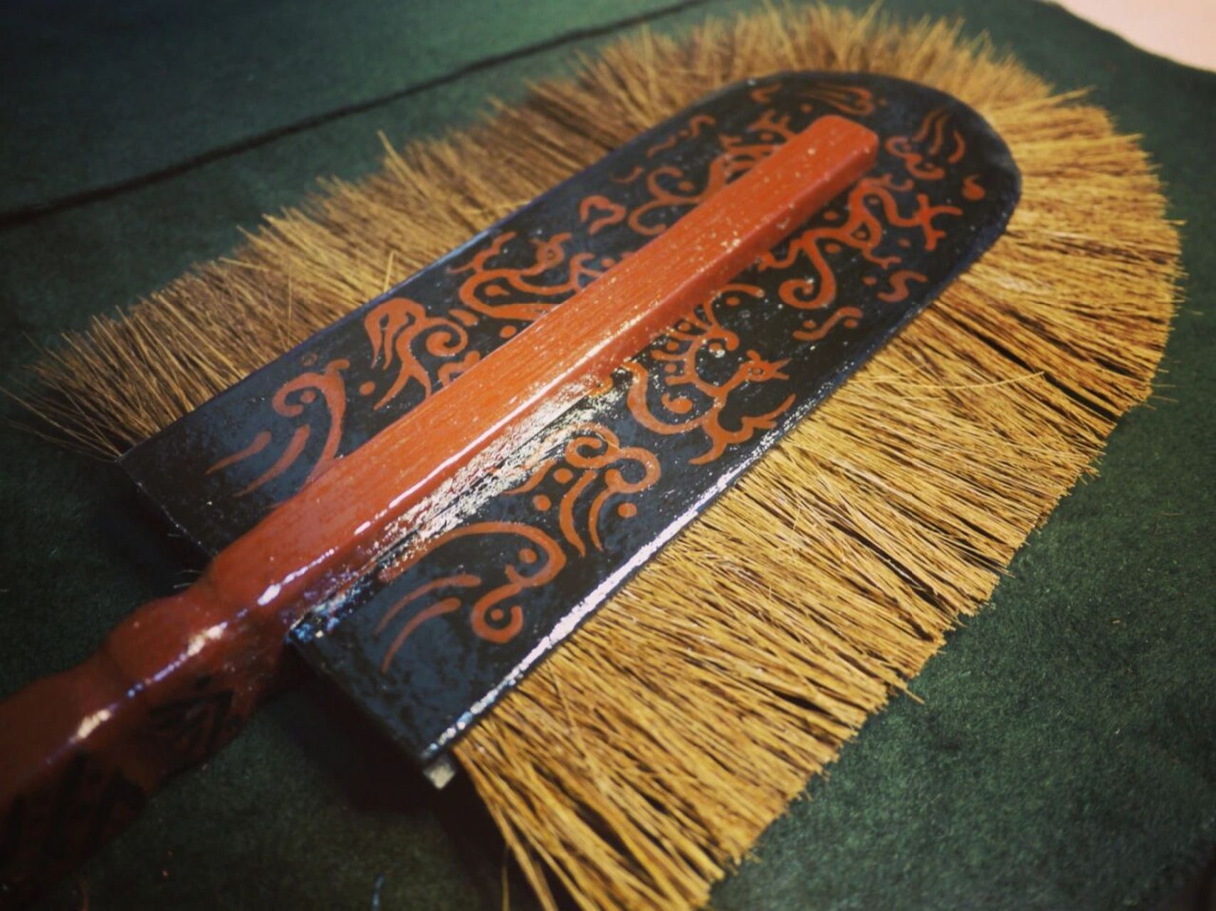 中国传统扇子—麈尾扇 麈尾扇完工 主体材料用到了桐木板&多层板木条