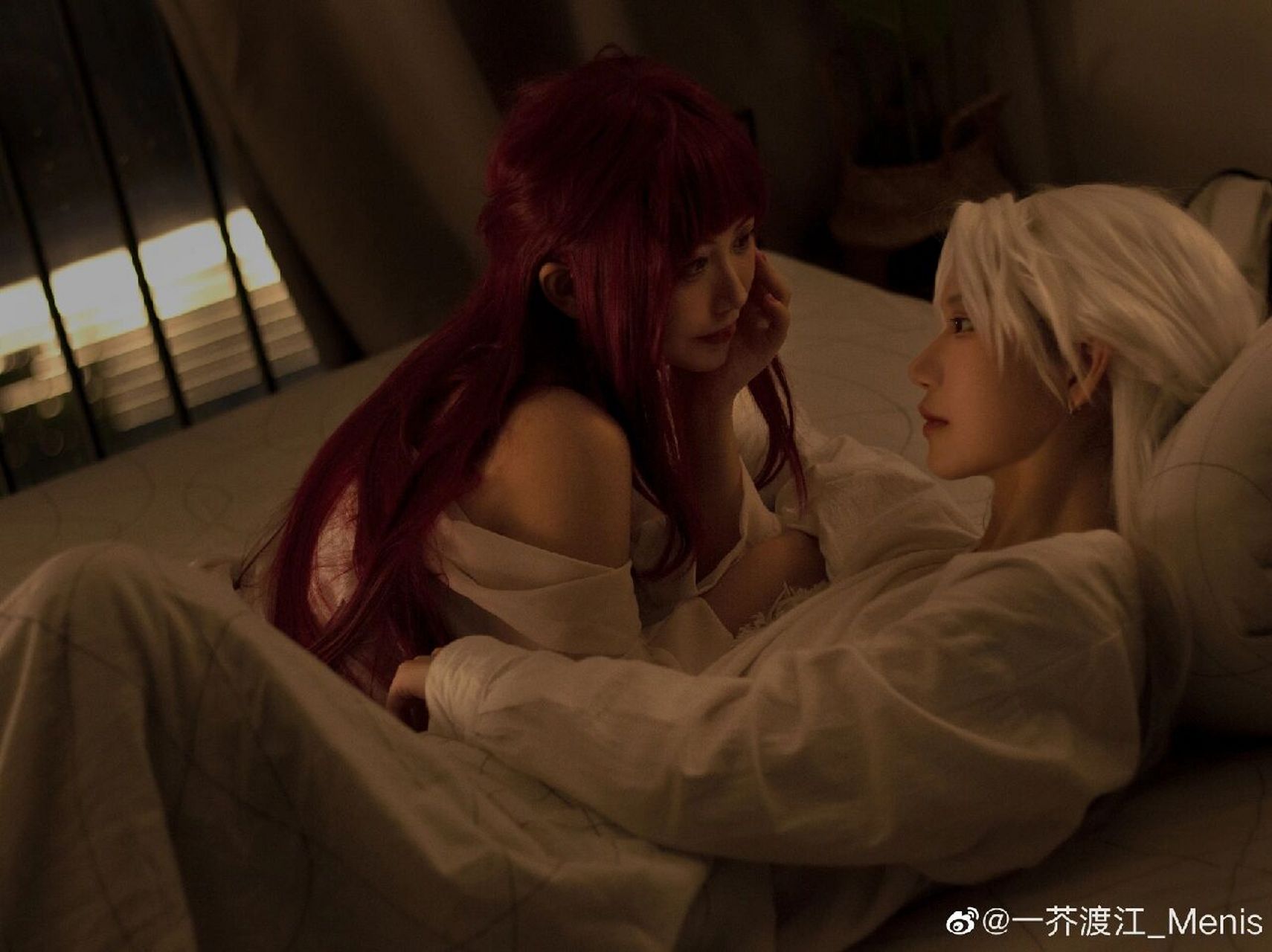 蚩梦尤川现代风cosplay|良夜 尤川:一芥渡江_menis 蚩梦:荣荣_irodori