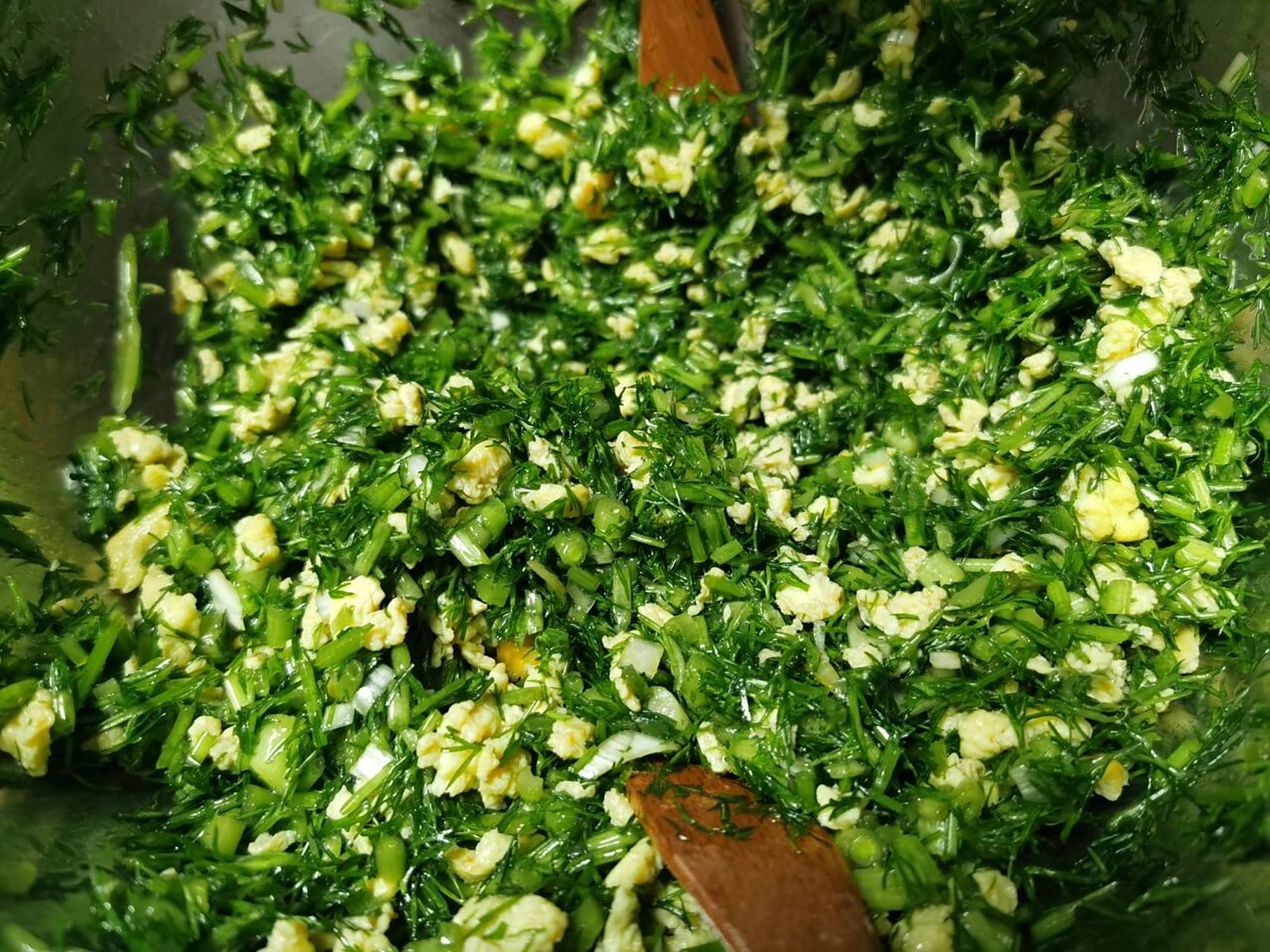 最爱的饺子馅儿-茴香苗鸡蛋 最简单的配料吃出最香的味儿 茴香苗 炒