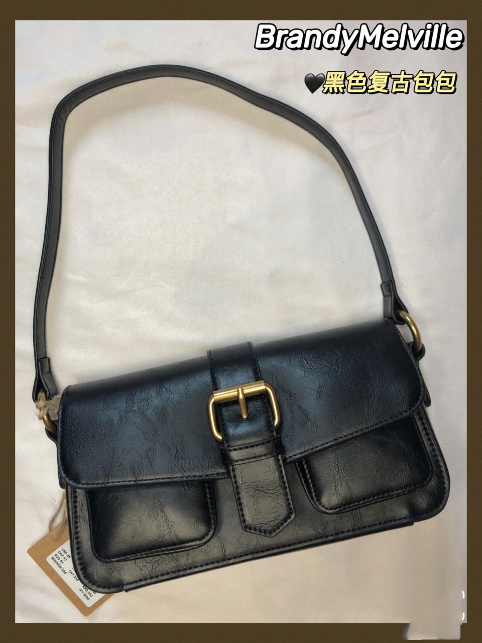 brandymelville94新款黑色包包太复古了 - 94最近买到的这款包包