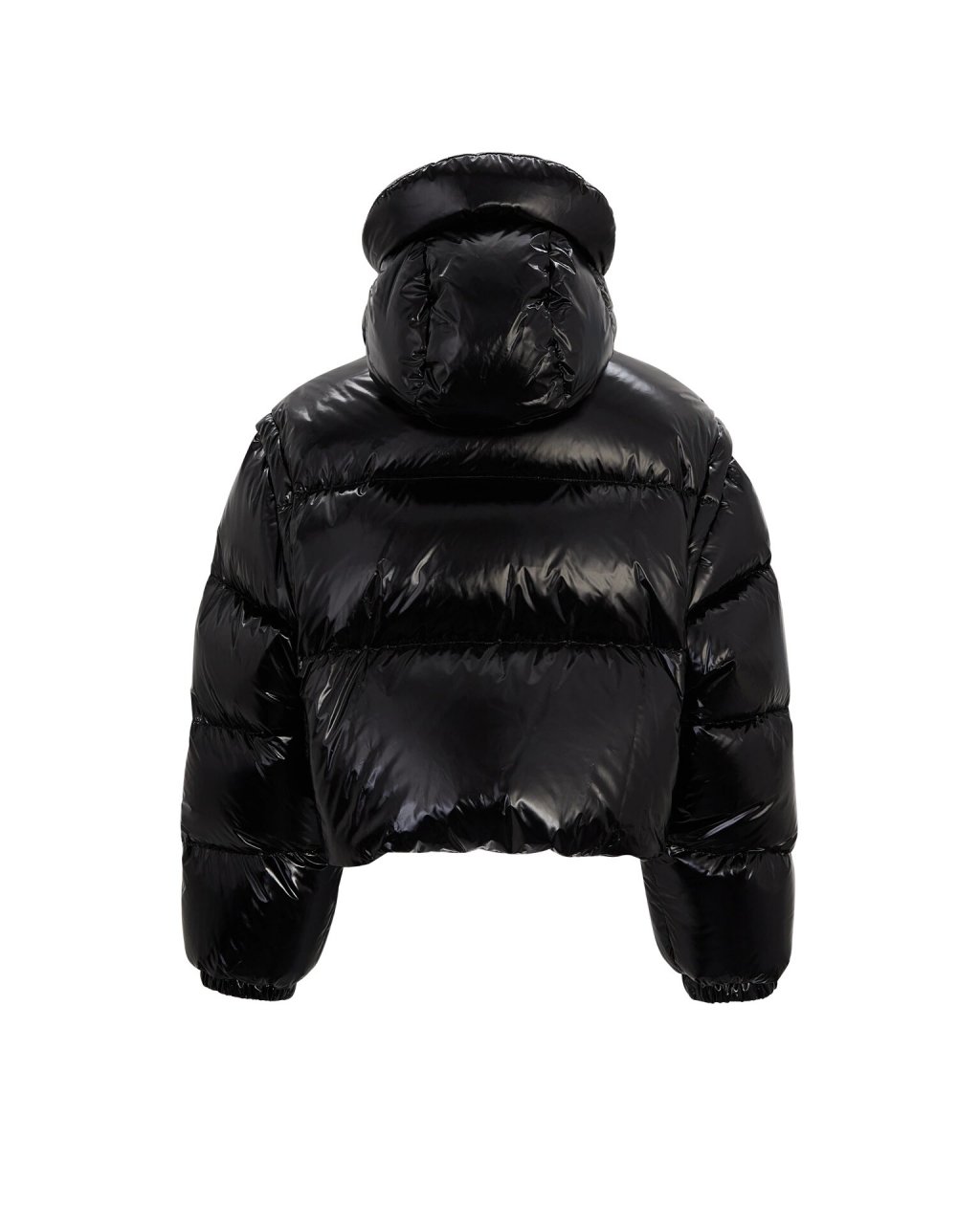 而且超帅的仿漆面羽绒服 2021秋冬系列焕新重释prada标志性的三角形