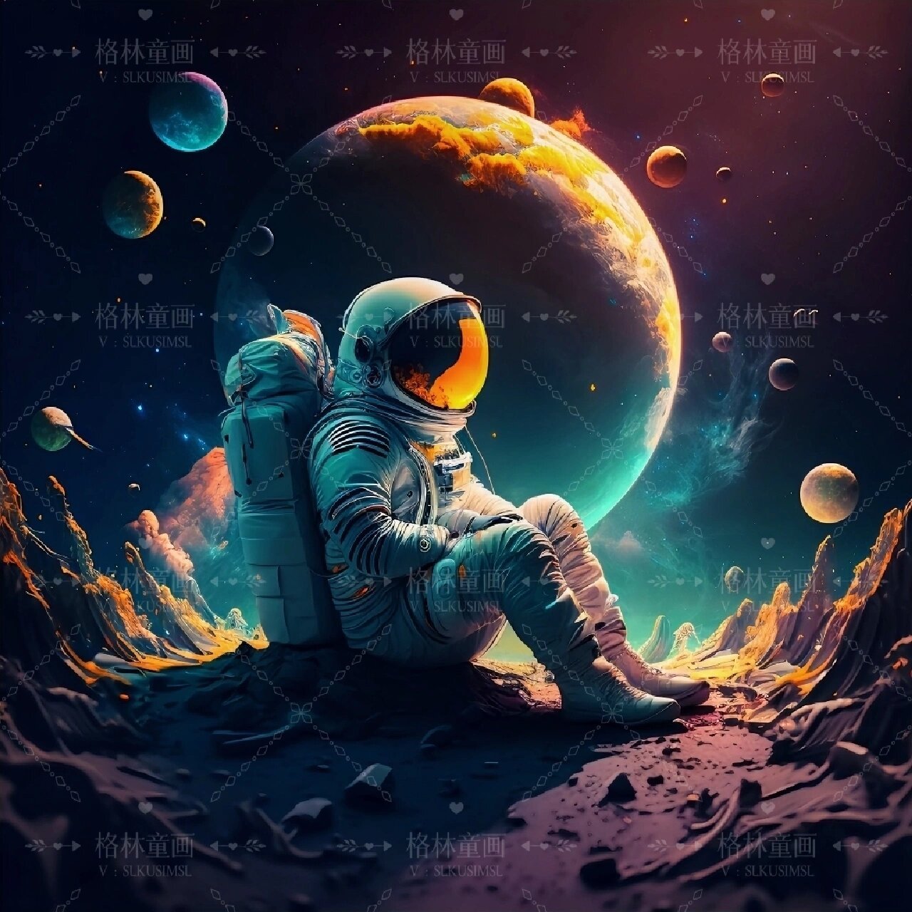 宇航员系列头像!