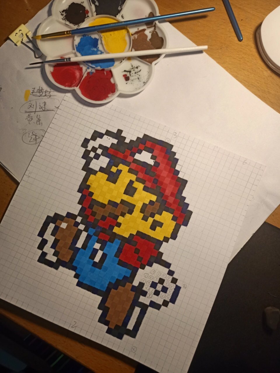 平面色彩构成作业 奥利给! 166空间混合〔马赛克〕 266色环