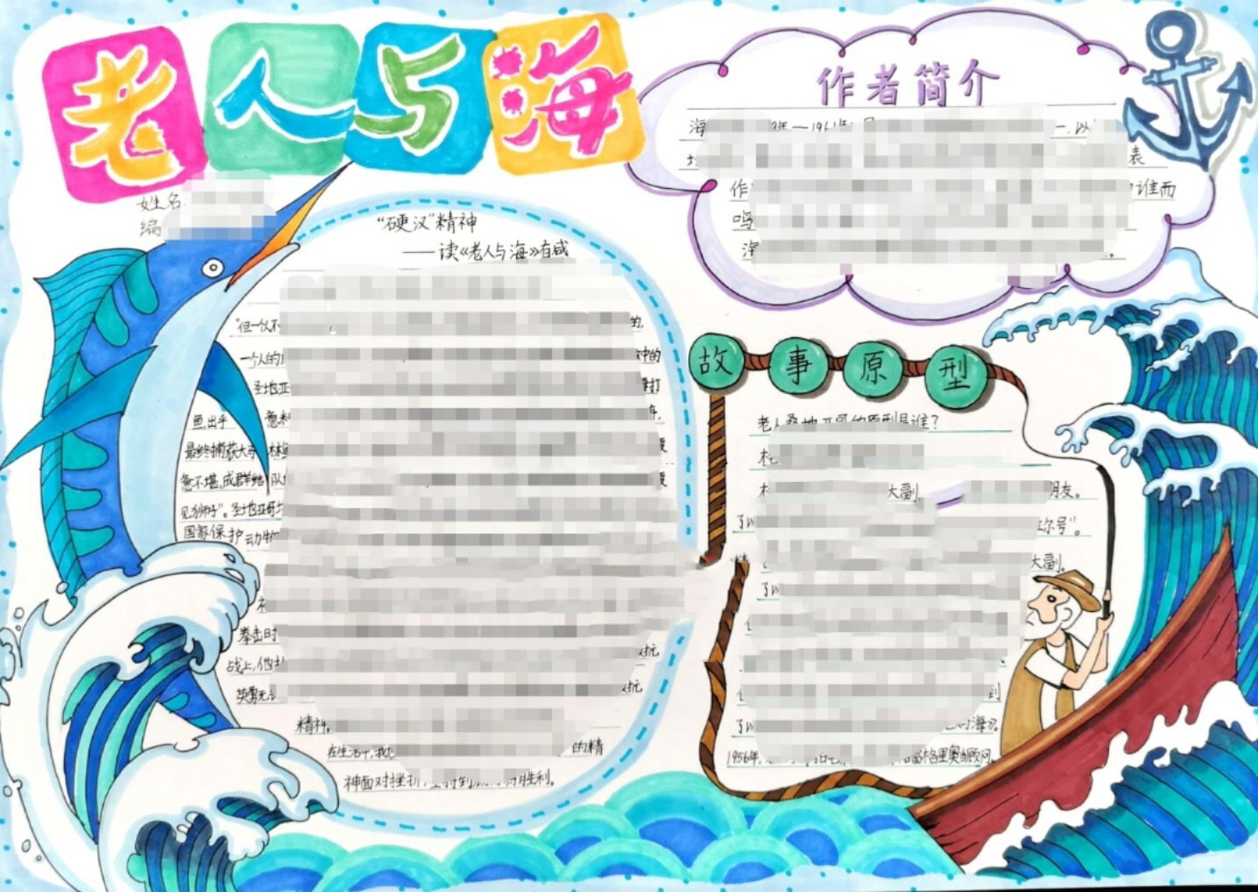 读书小报《老人与海》