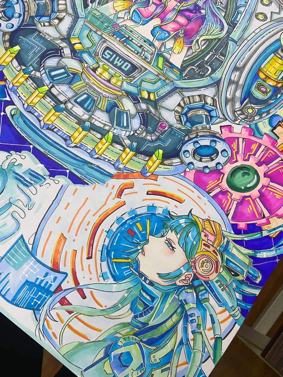 未来科技主题画【科幻画】        	 请勿临摹商用9215