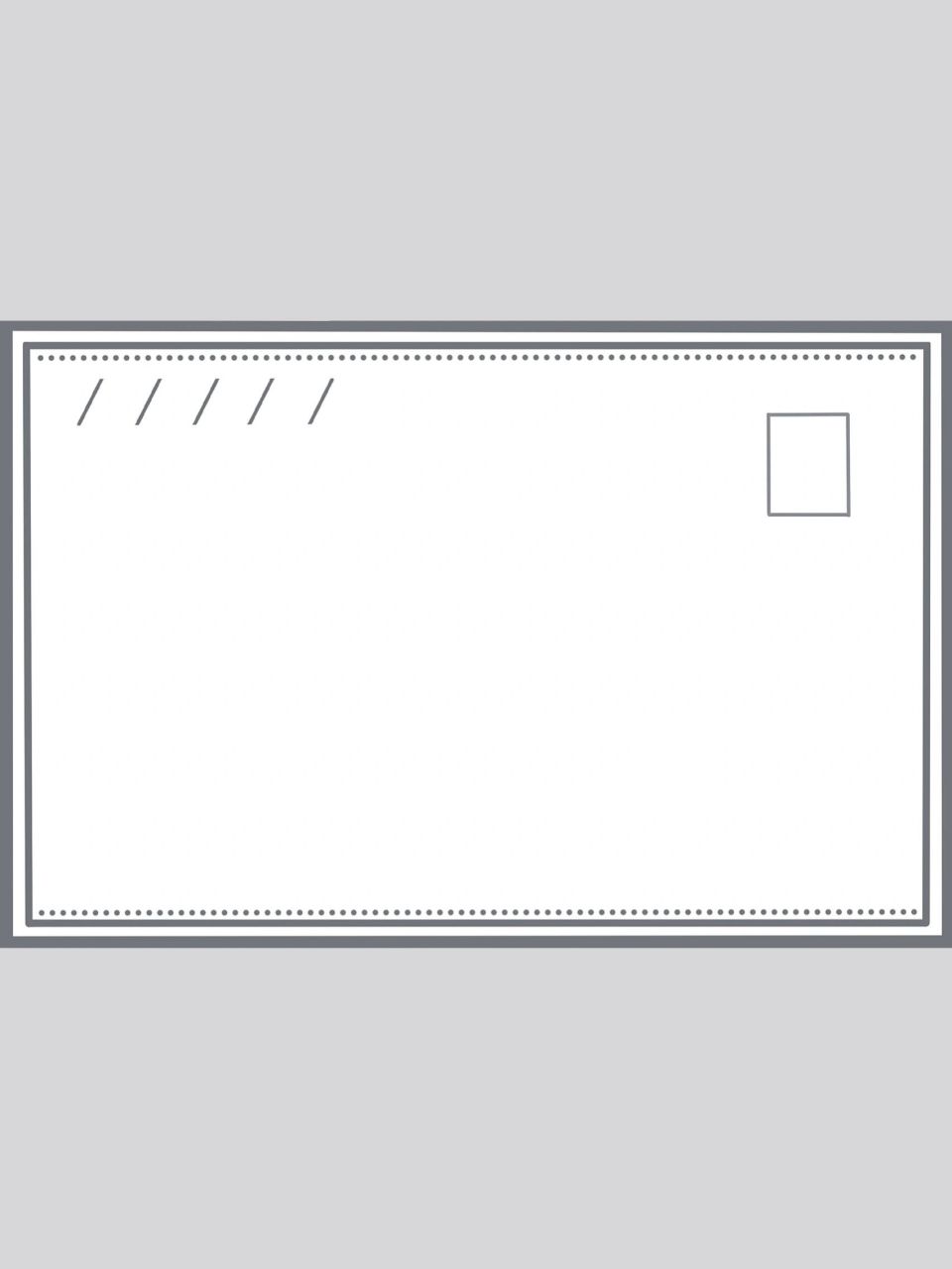 自制明信片背面模板分享36615 图片格式已经设置过 需要的姐妹