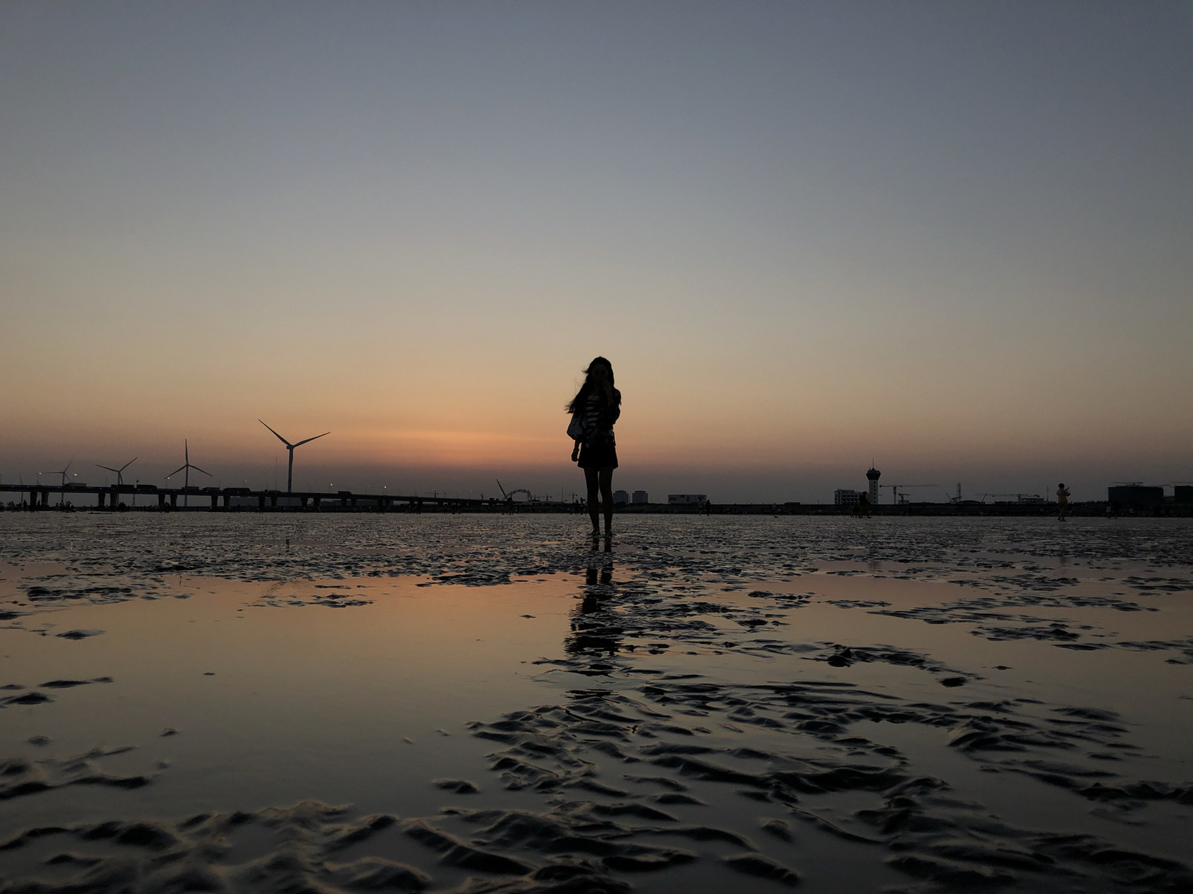 上海的海边/超美日落观赏地/南汇新城海滩 作为一名土生土长的平潭