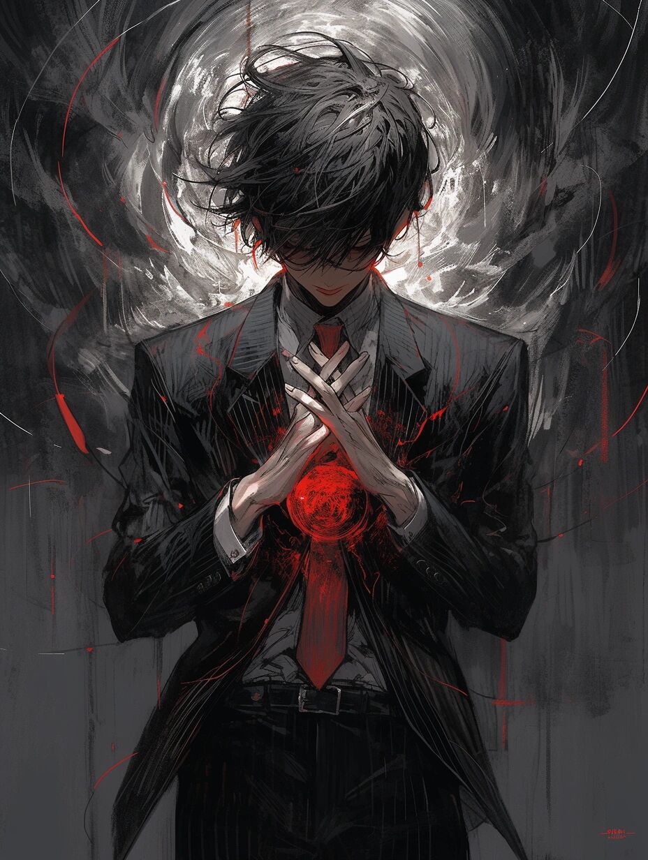 原创——痞帅西装暴徒头像(定制) 听说渣男喜欢用霸气十足的头像