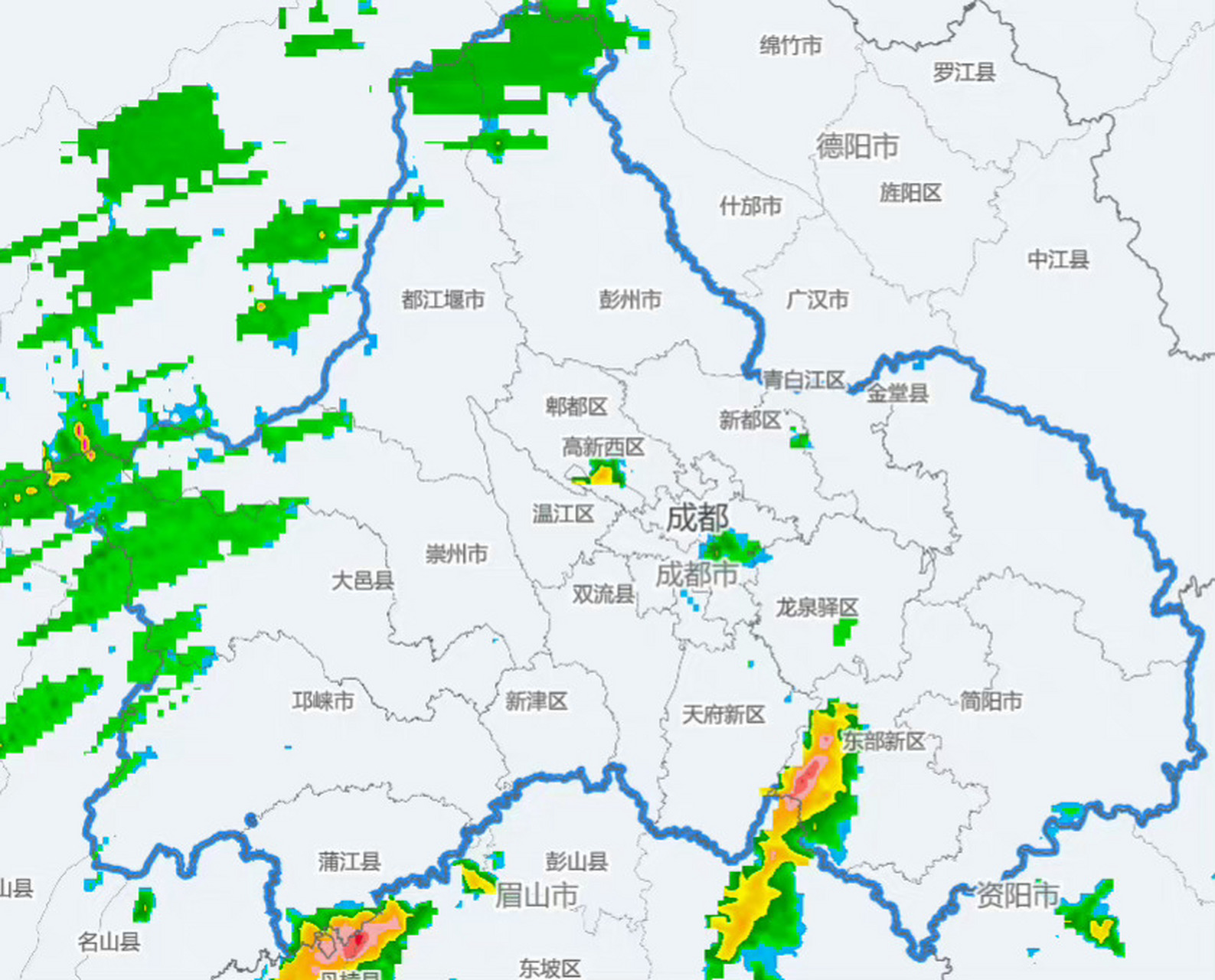 【成都发布短临天气预报 这些地方将有大到暴雨】据成都气象 消息