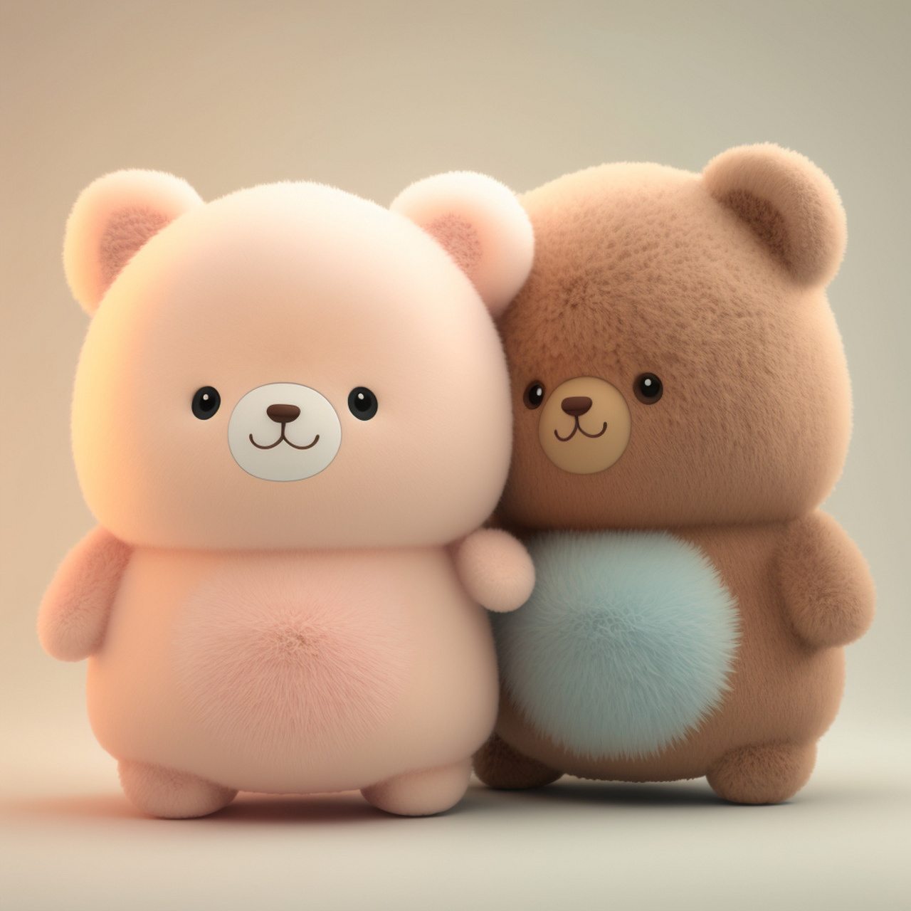 可爱的情侣熊 可爱的情侣熊来了,祝大家情人节快乐