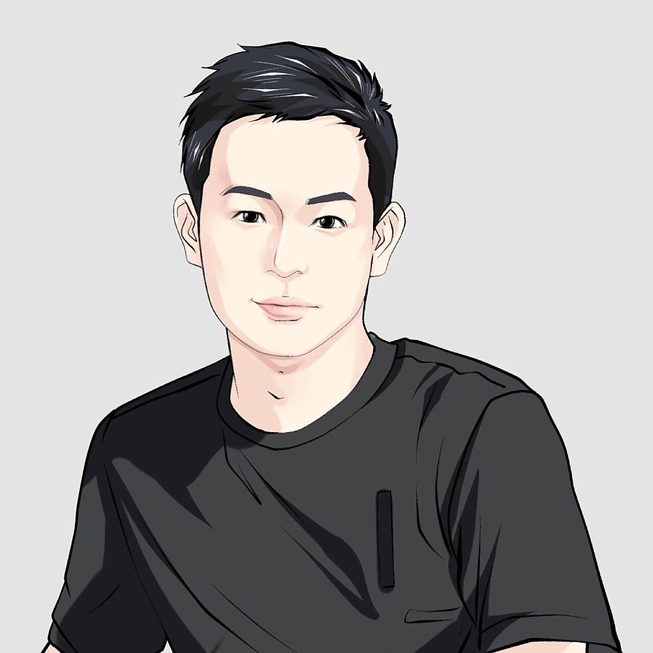 成熟男士专用 高端商务风动漫手绘头像,适合企业老板的头像,让人看