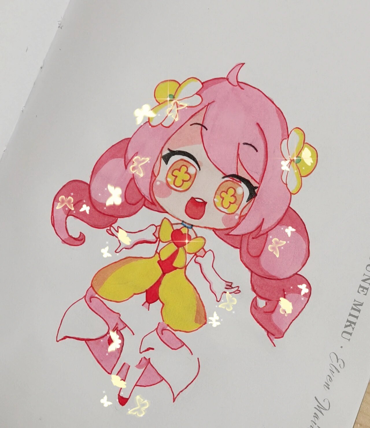 94马克笔手绘 小花仙 雪城爱(小爱)94