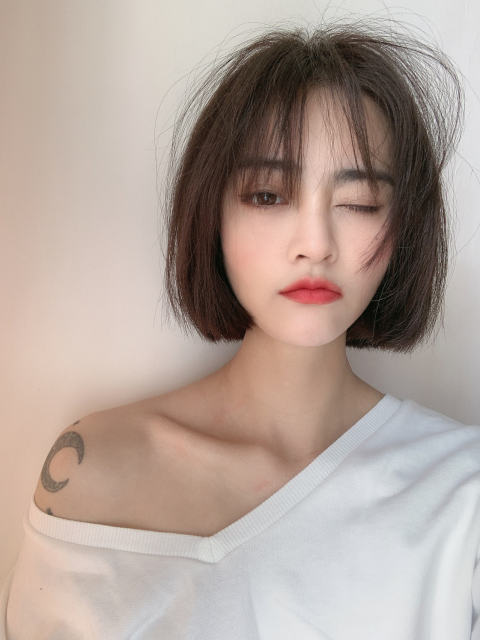 这个2021当个短发女孩 小个子女孩适合的发型来了 本人158 我之前一头