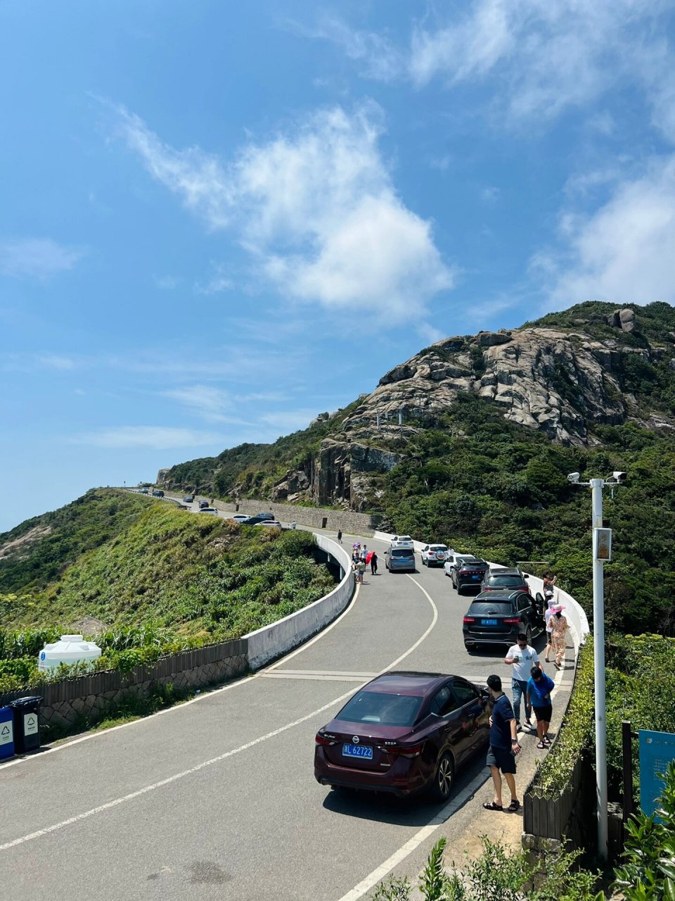 21 朱家尖大青山 今天早上8点半,民宿老板煮的海鲜面,吃完后整理行李