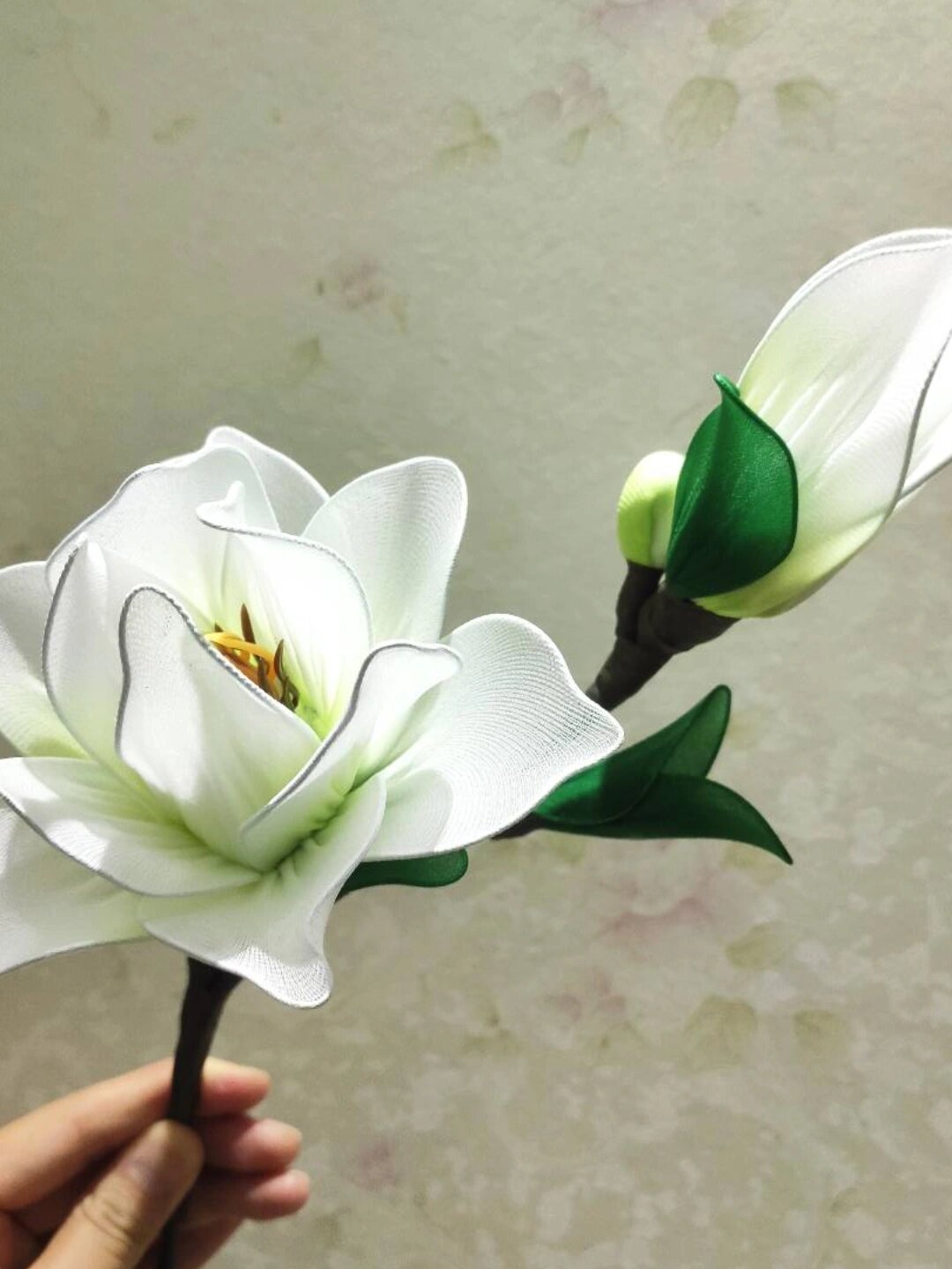 丝网花之白玉兰