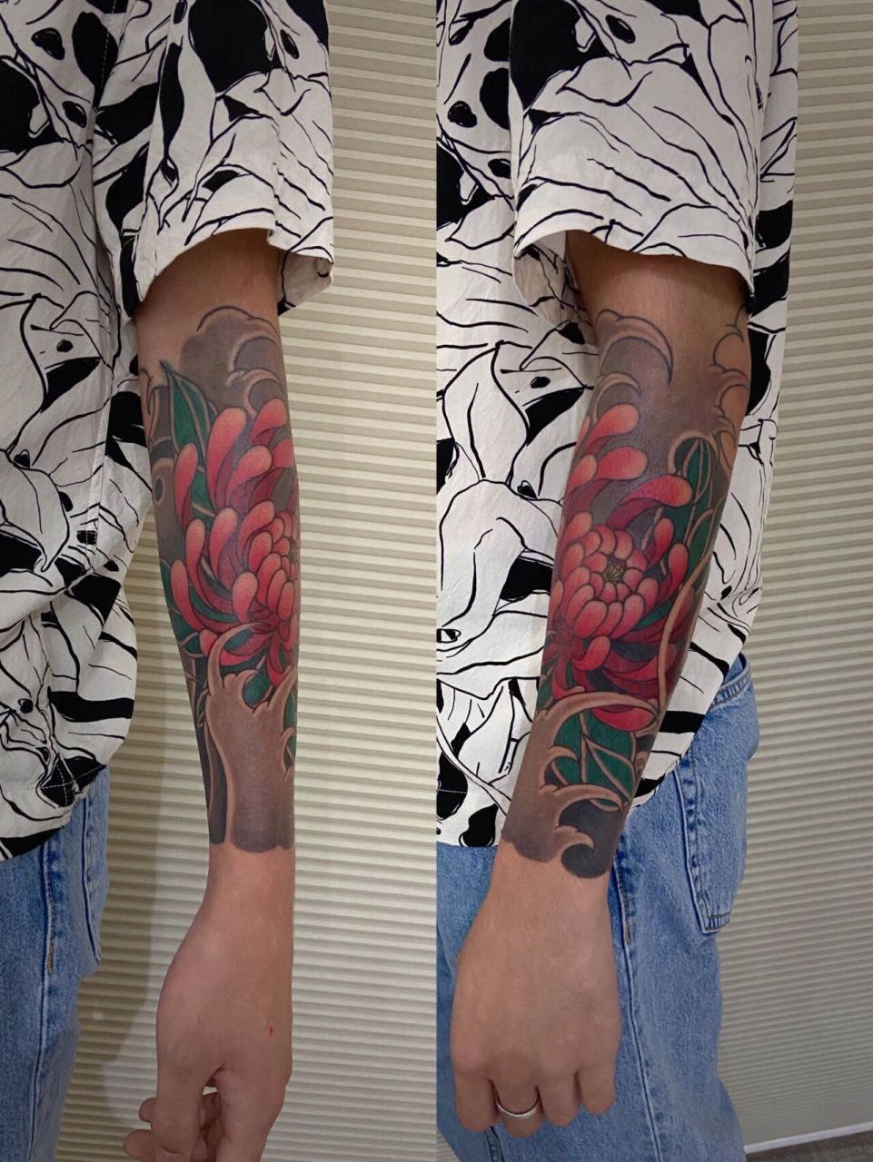 菊花包小臂 下次纹大臂