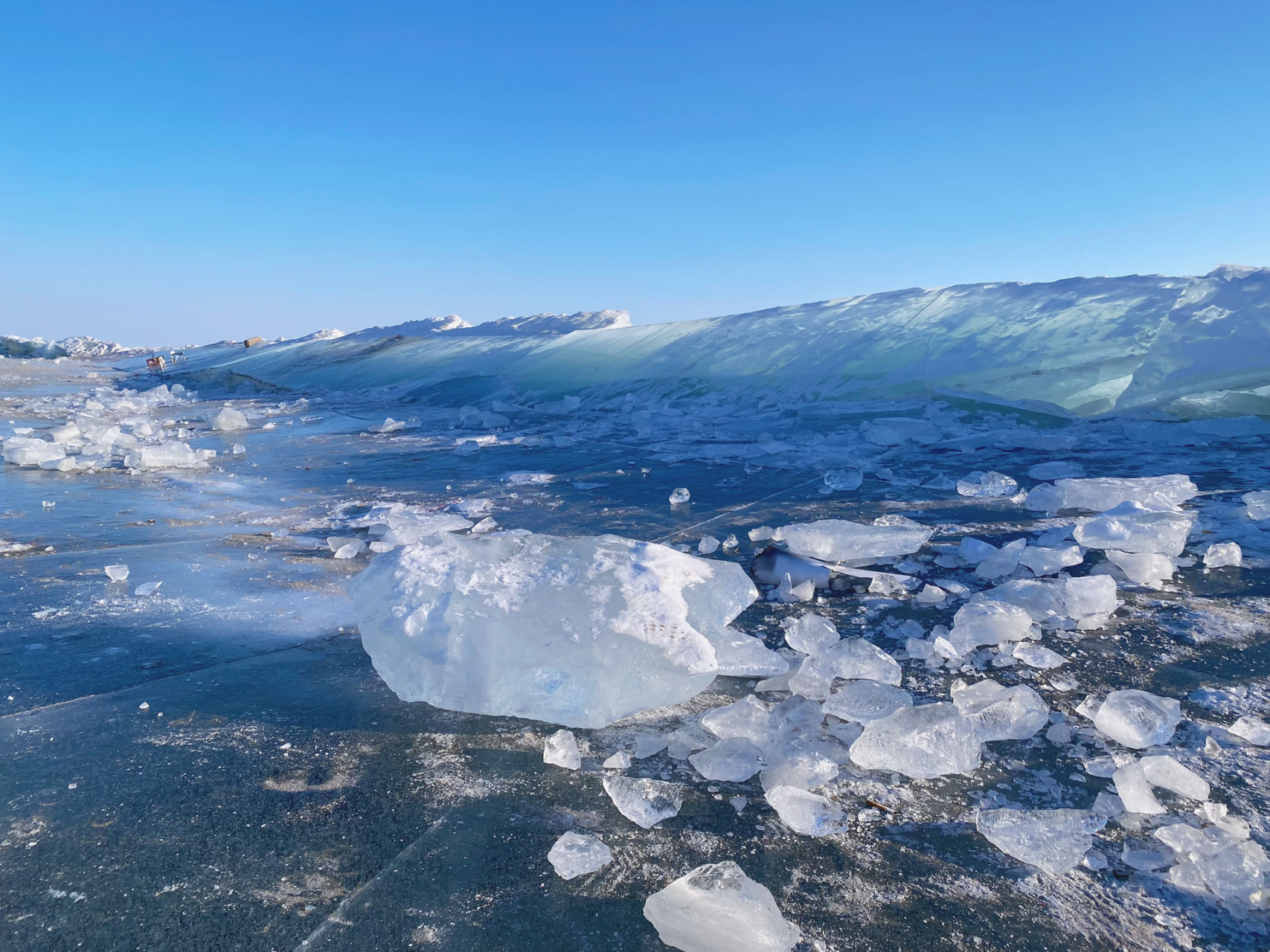 北国风光|冬天的兴凯湖|中俄界湖 中俄边境最大的界湖也是亚洲最大的