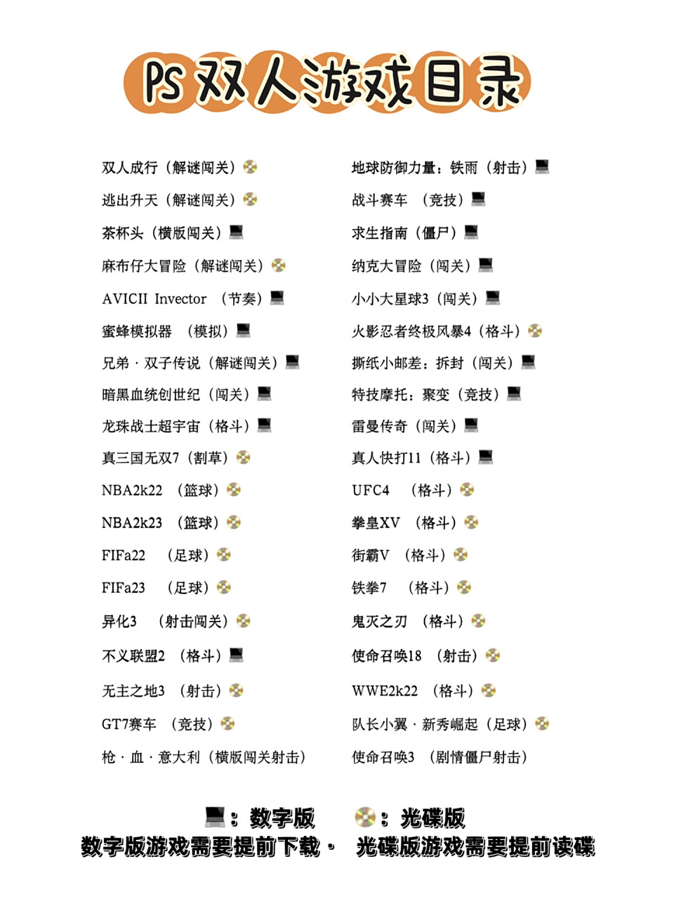 ps·switch 游戏目录 xbox尚未整理