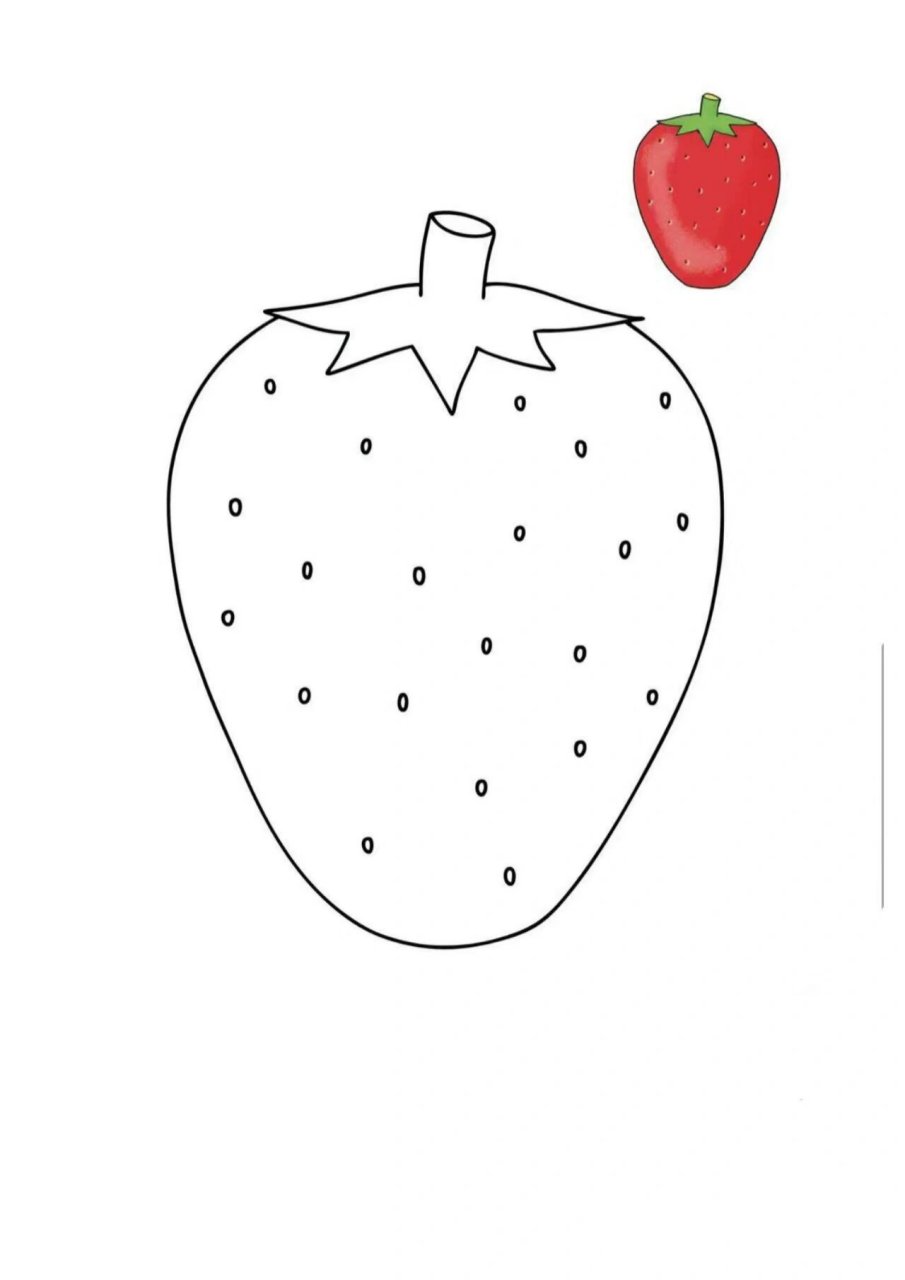 水果涂色可打印