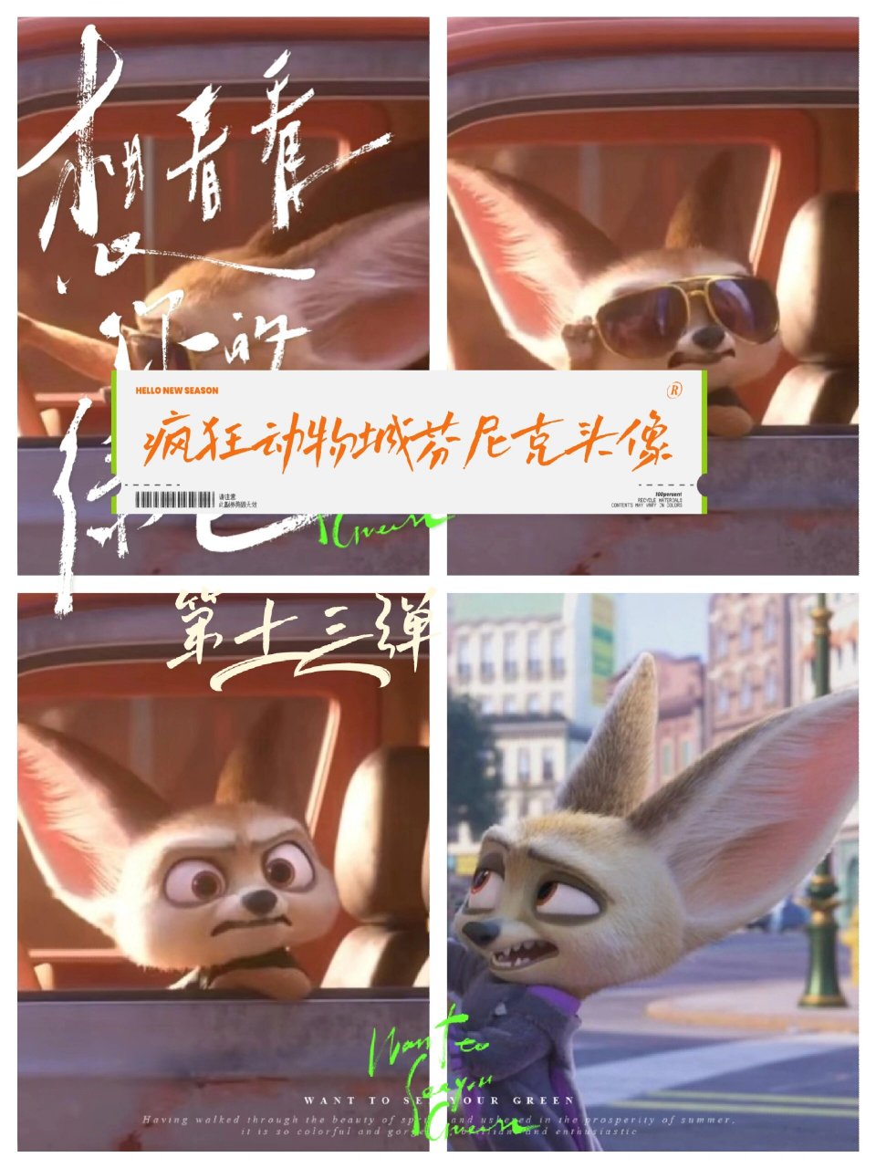 《疯狂动物城》芬尼克头像·第十三弹