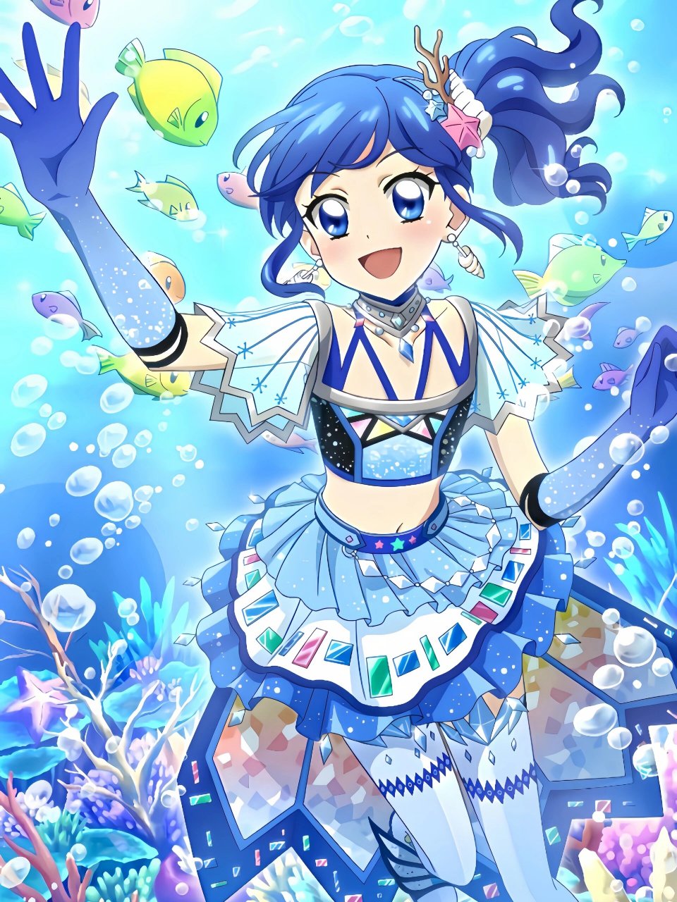 偶像活动雾矢葵4k超清壁纸图 小葵好米耶    要图自取 想要原图的宝宝