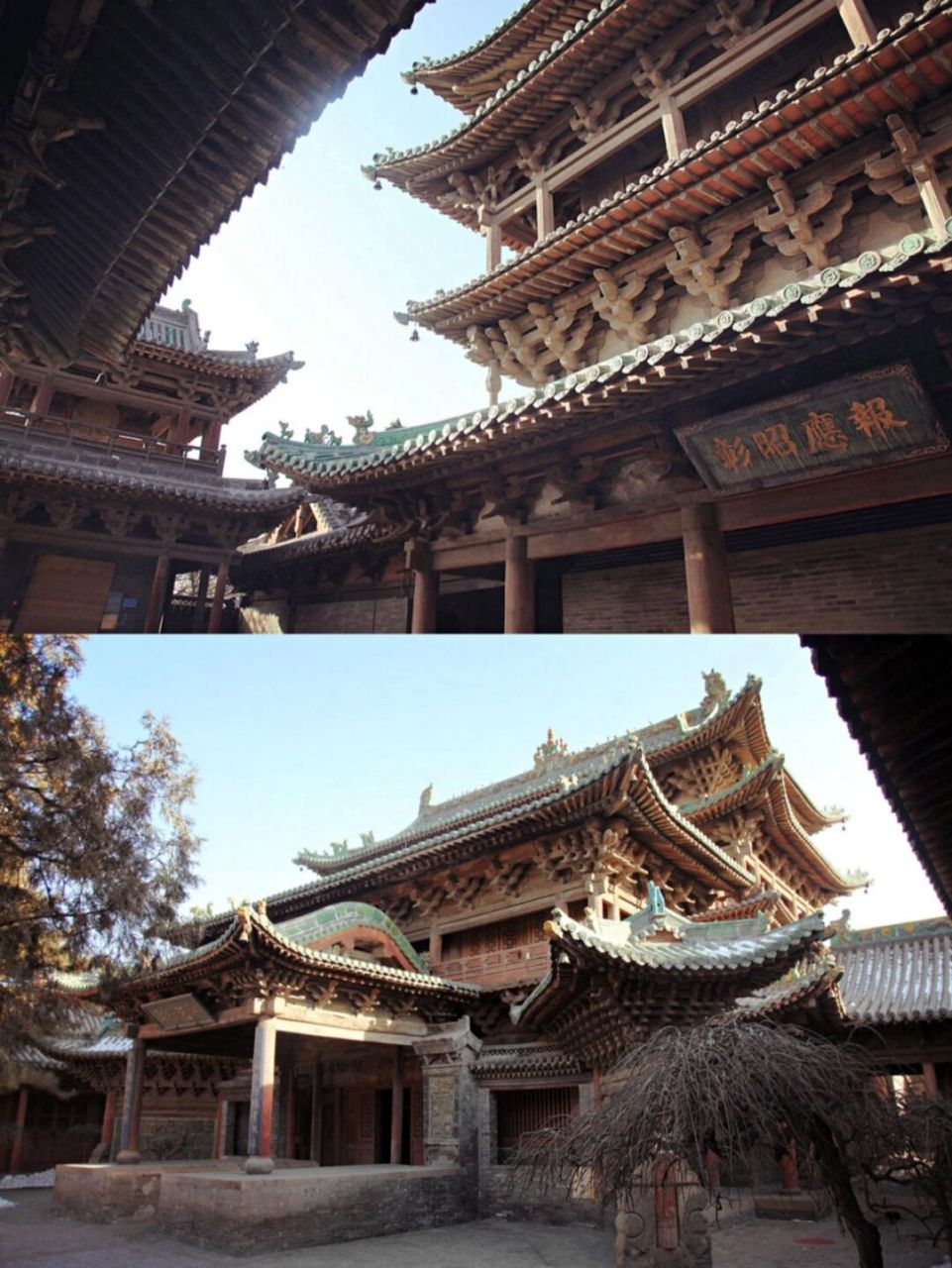 榆次城隍庙|被评为全球最精美的古建筑之一 图1下(城隍庙山门),图1上