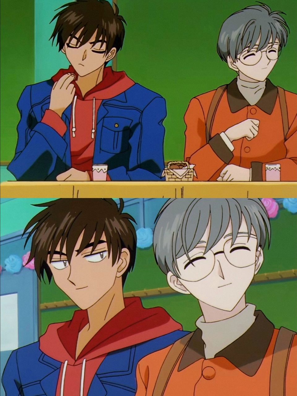 桃矢和雪兔丨你就宠他吧…… 腿伤了卧床休息也不忘投喂yuki啊,关键你