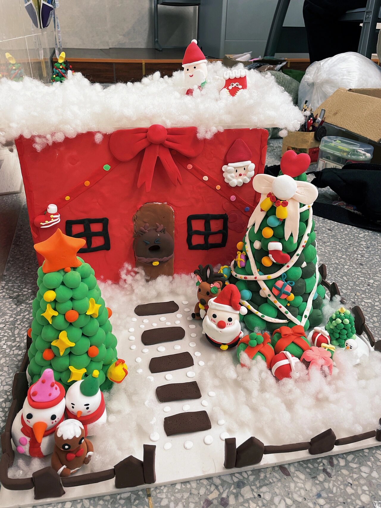 圣诞主题氛围感超轻黏土 立体作品教程幼教