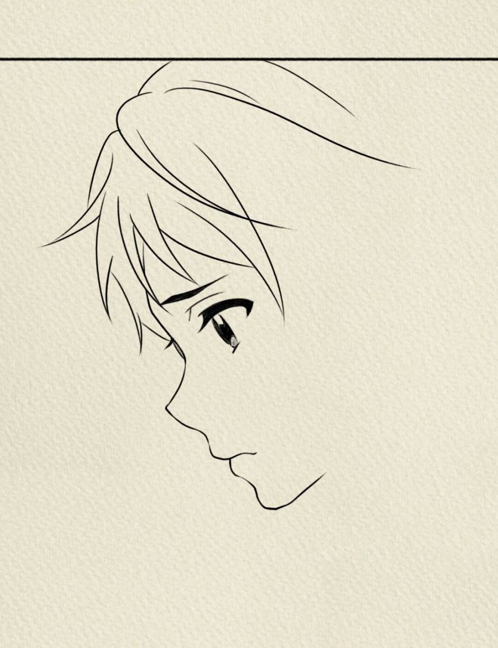 少年也终将成为宝藏 #动漫男头# #男头# #铅笔画# #男生头像# #寻找