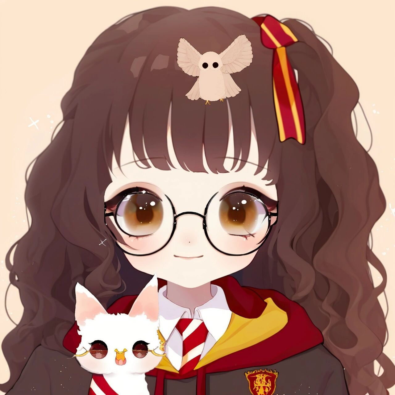 nijijourneyai头像vol.29 哈利波特格兰芬多 哈利波特的可爱风格头像.