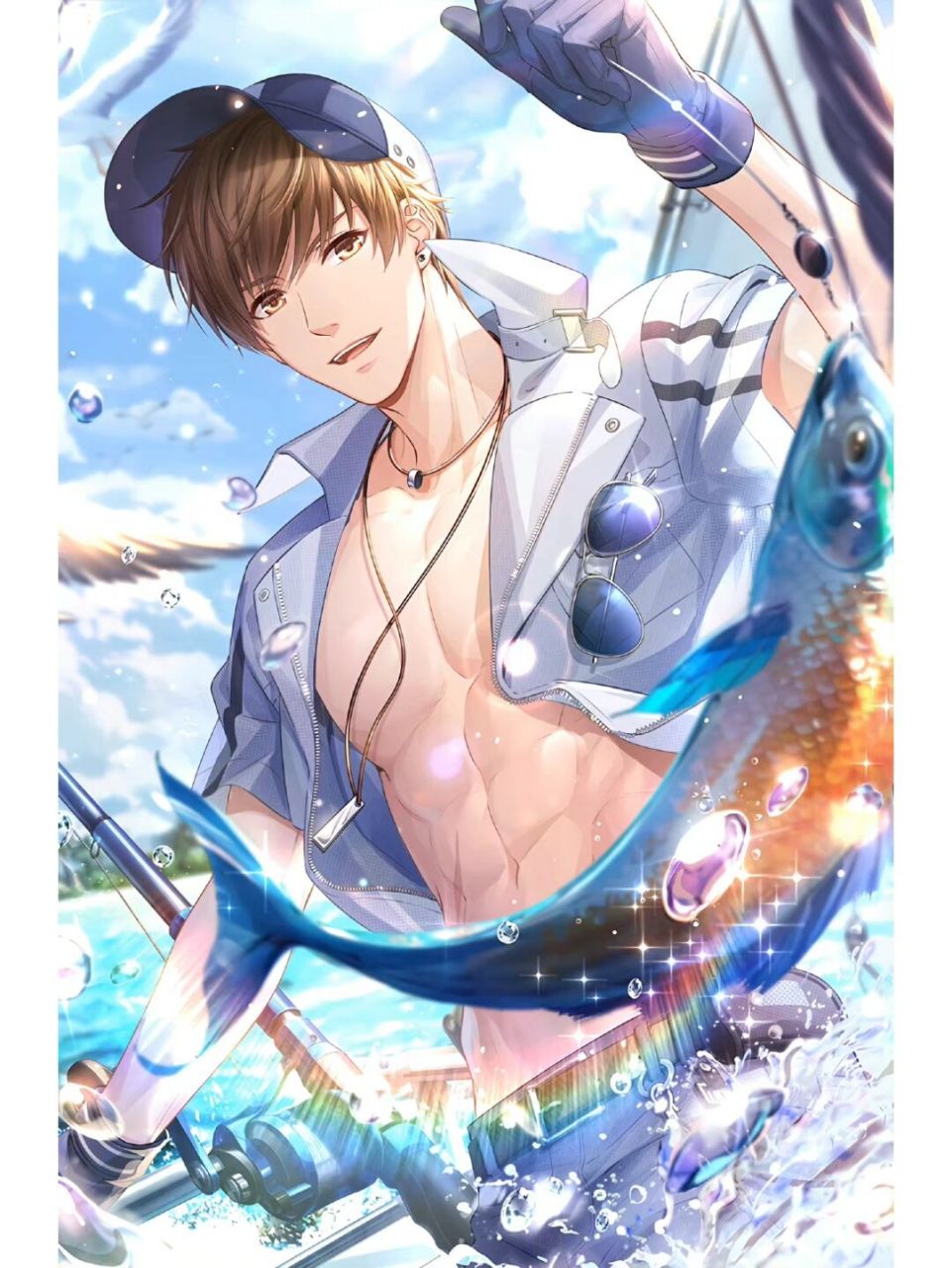 高清卡面分享‖恋与制作人白起94 #乙女游戏# ##卡面# #恋与制作人