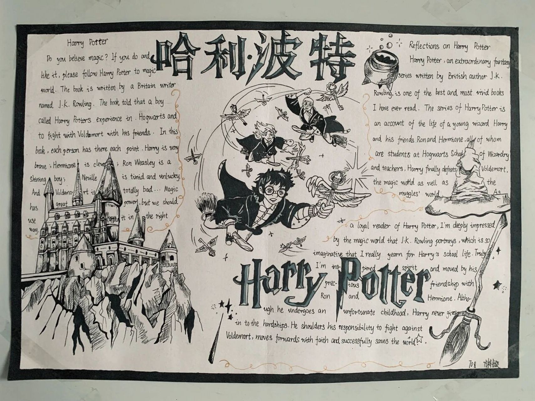 给孩子们的英语手抄报点个91 假期布置了英语手抄报的任务, 没想到