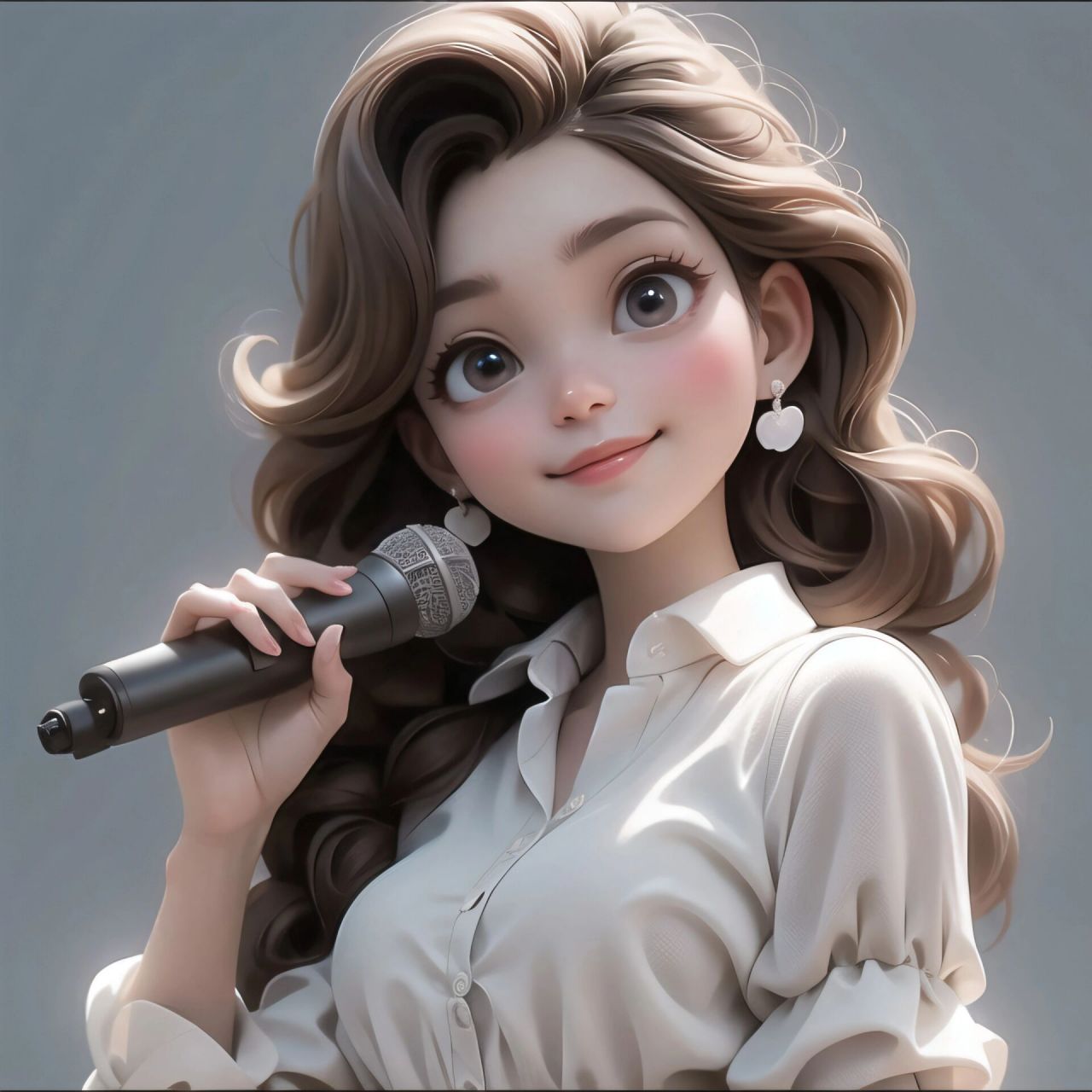 女生头像 职业头像系列之主持人