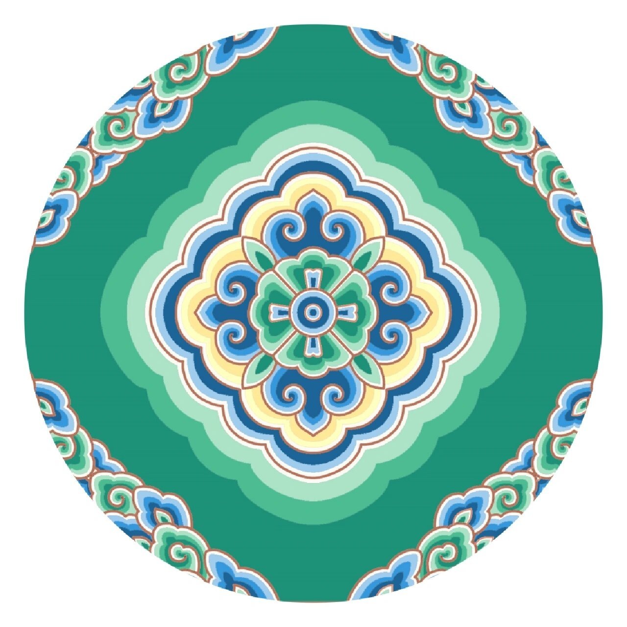 传统图案|宋代纹样～北宋《营造法式》图案 风雅宋锦系列之《营造法式