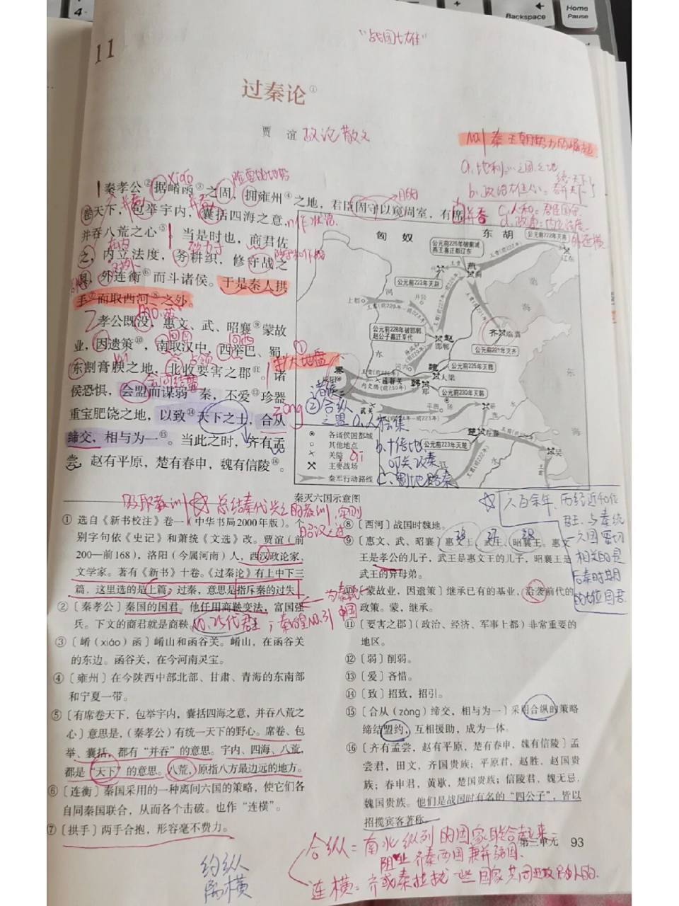 ————过秦论课堂笔记第1-2段