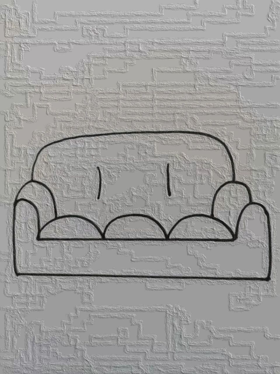沙发简笔画教程