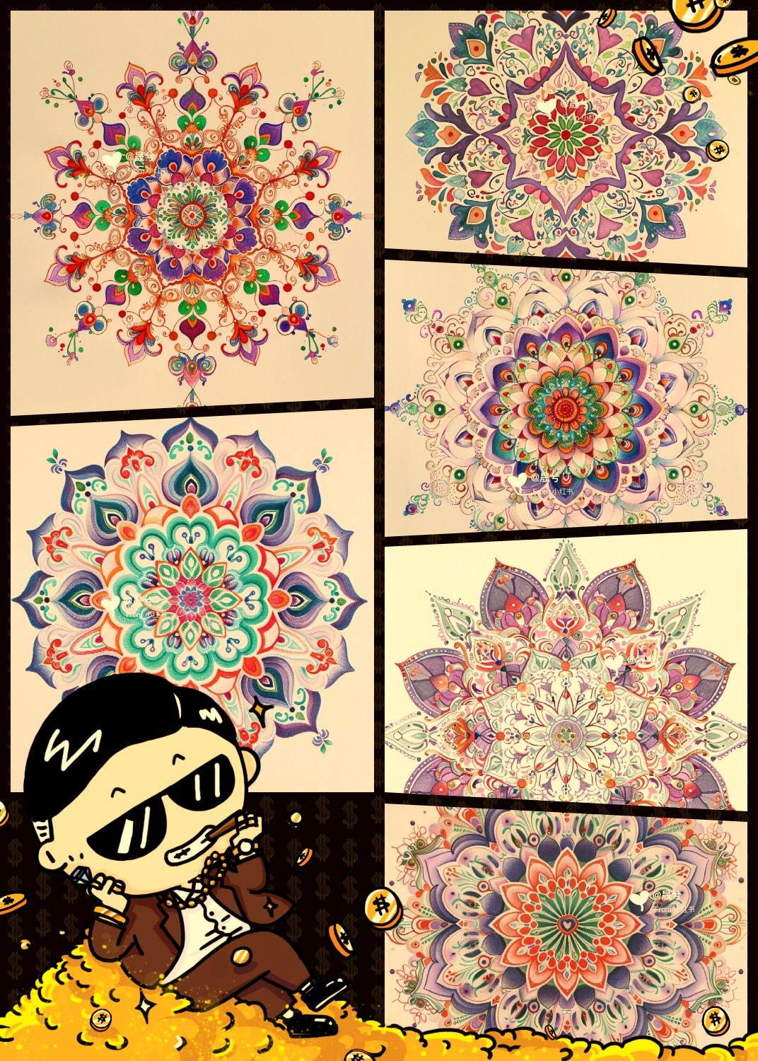 之前有很多小红薯们问我,有没有曼陀罗的纹样设计呀?今天它来啦!