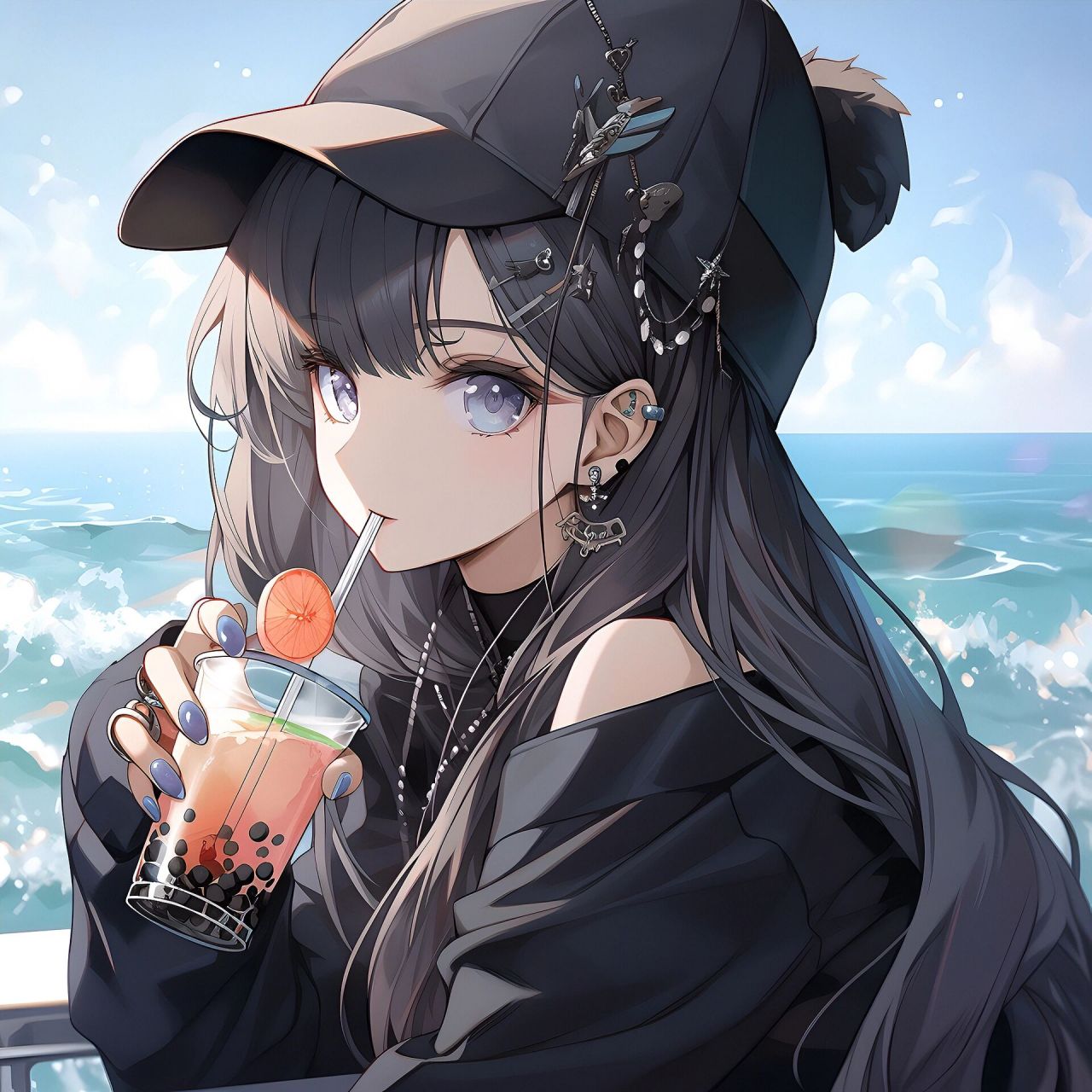 夏至,喝杯奶茶刚刚好! ▏情侣头像