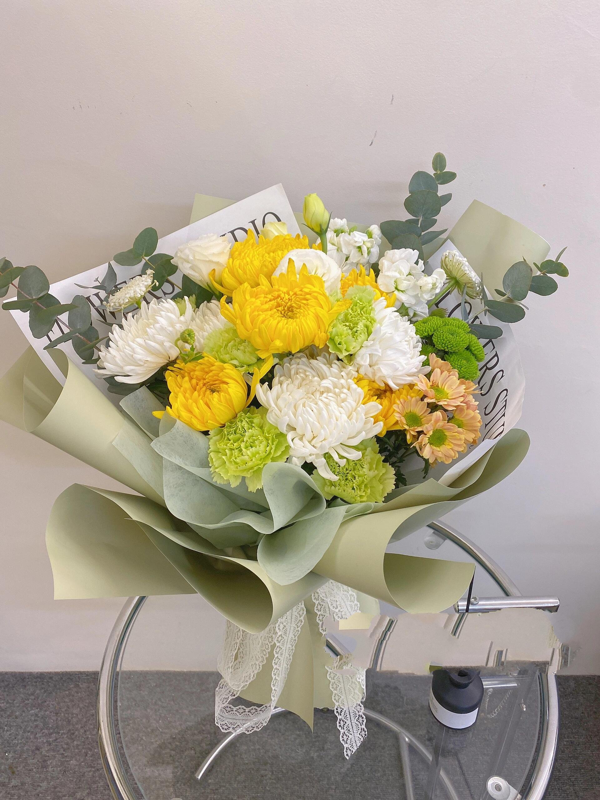 遥寄清思,折菊寄到你身旁|祭祀花束