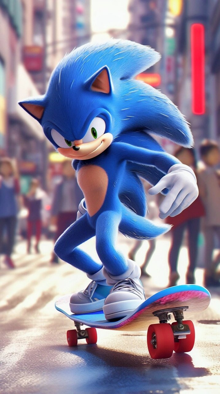 跟随 索尼克,在滑板车上飞奔的刺激之旅!