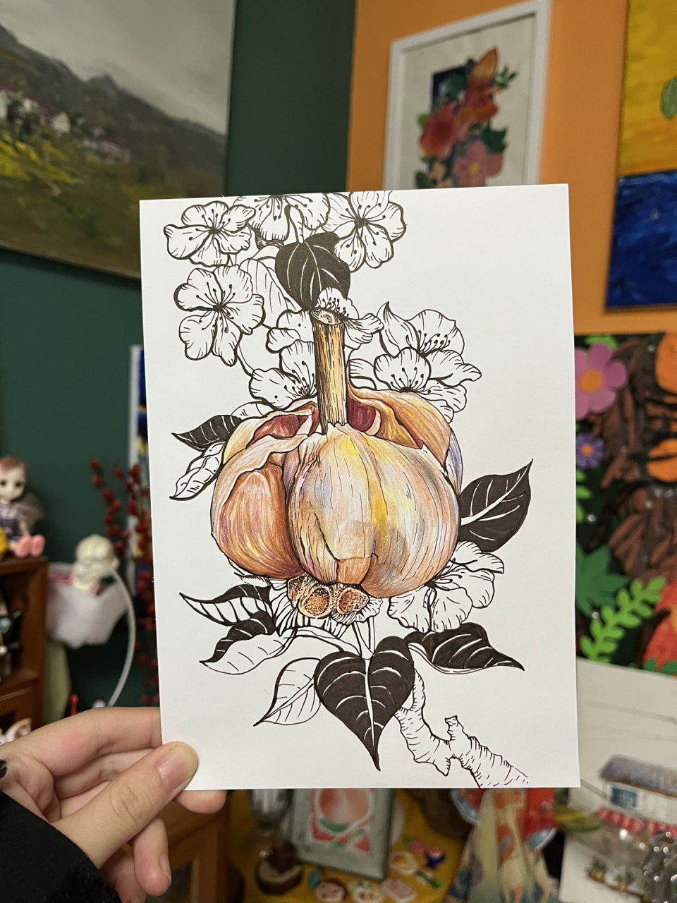 小学生都可以画的彩铅素描创意画～随笔